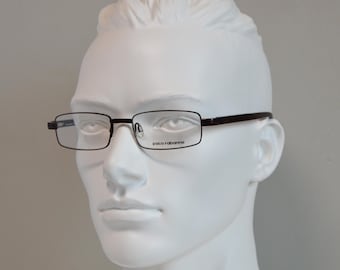 Vintage Eyeglasses PACO RABANNE Xs-928 280 by Indo Spain 2010s. NOS Unworn. Man. Dark brown. Available with Rx lenses. Big xl size 54 18 140