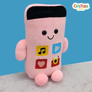 Handmade Smartphone Plush – Tech Lover Gift, Nursery Mobile Toy