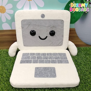 Pelúcia Kawaii de Laptop – Lappyboo, Presente Fofo para Amantes de Tecnologia