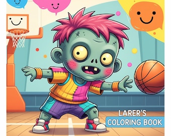 20 Coloring Pages "World of Funny Zombies". Pictures that can amuse.