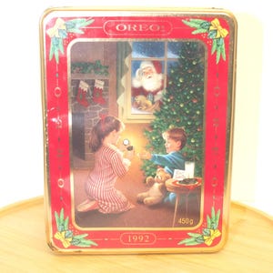 Oreo 1992 Christmas Tin - Etsy