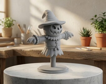 Figurine de sorcier squelette d'Halloween | Fichier STL d'impression 3D (téléchargement numérique)