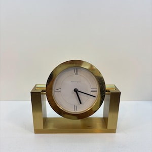 tavolo pendulette viaggio vintage 1985 tiffany&co reveil svizzero