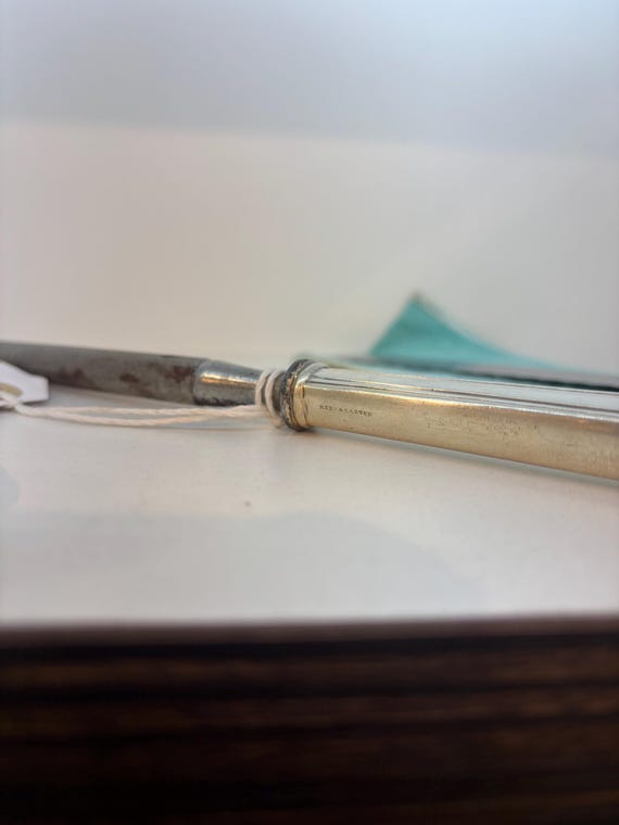 Reed & Barton - knife sharpener Silver plated - image 2