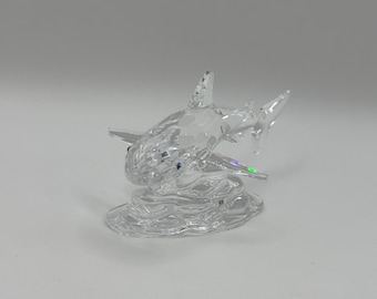 BOXED Swarovski Crystal BABY SHARK #269236 - Etsy