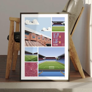 Aston Villa Views Of Villa Park Print