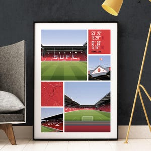 Sheffield United Views Of Bramall Lane Print