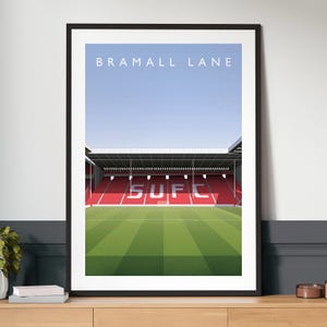 Sheffield United Bramall Lane From The Centre Cirlcle Print