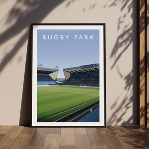 Kilmarnock Rugby Park Moffat Stand Print