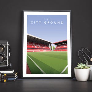 Nottingham Forest City Ground Trent End Print