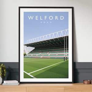 Welford Road uit de Try Line Leicester Tigers-print