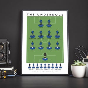 Leicester City - The Underdogs Print