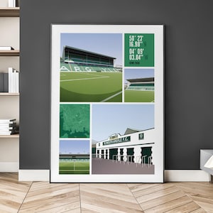 Plymouth Views Of Home Park Print