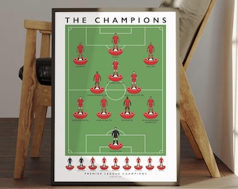 Liverpool Premier League Champions 2024/25 Print