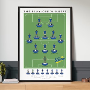 AFC Wimbledon The Play-Off Winners 2025 Print