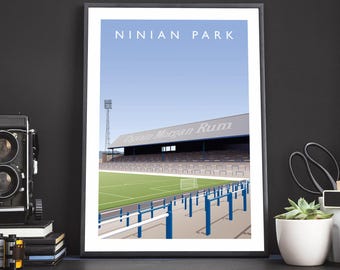 Impresión del Parque Ninian de la ciudad de Cardiff