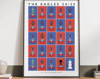Crystal Palace The Eagles Squad 24/25 Print