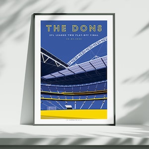 Wimbledon The Dons Wembley 2025 Print