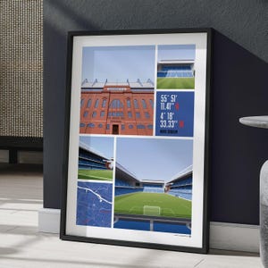 Rangers Views Of Ibrox Print