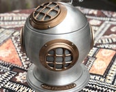 Vintage Divers Helmet Ice Bucket San Francisco Pentertone Olde Tankardware Made In Italy Seymour Mann Imports