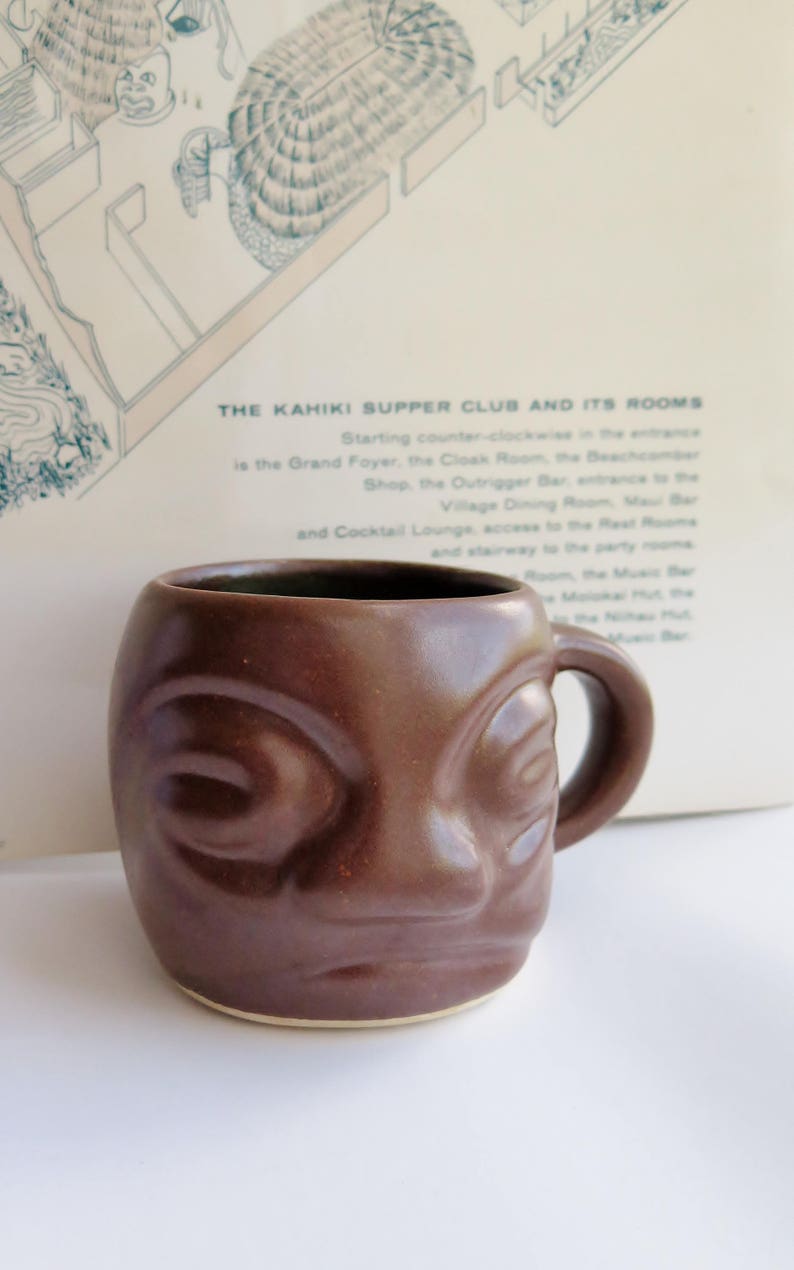Kahiki Coffee Grog Vintage Tiki Mug Original Hot Butter Rum image 0