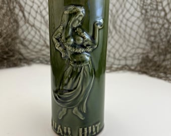 Luau Hut Vintage Tiki Mug Hula Girl 1960