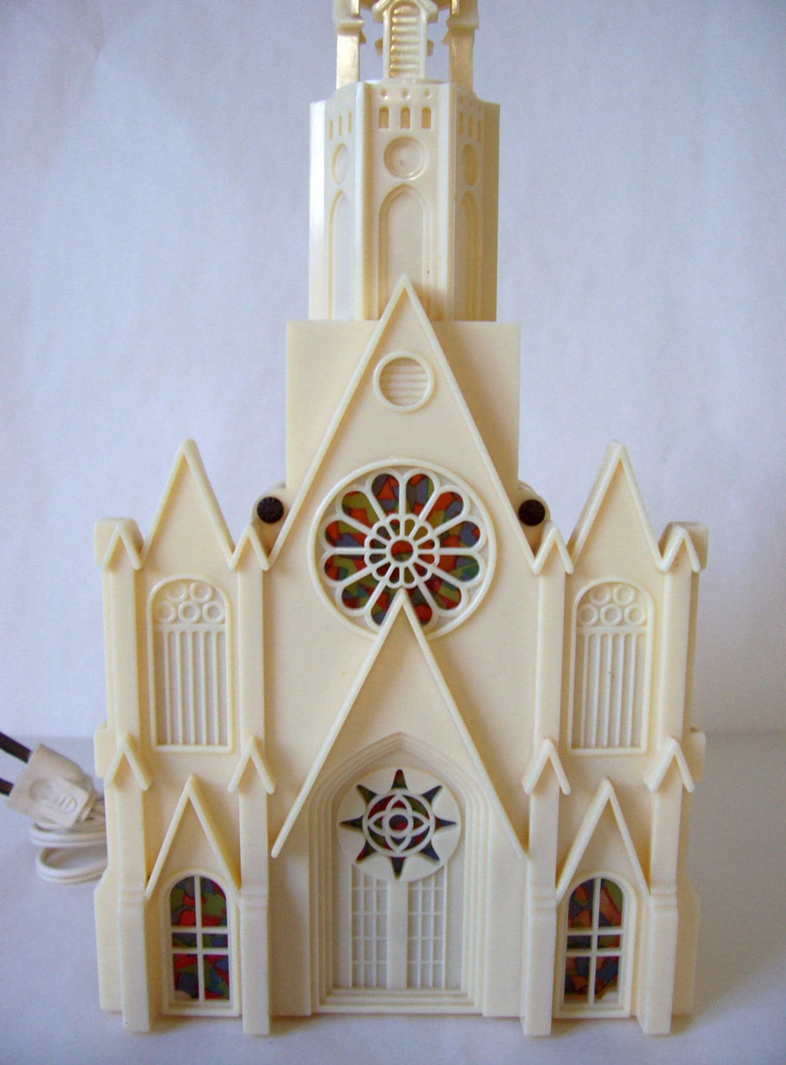 Vintage Musical Lighted Christmas Church By Raylite Electrical | Etsy