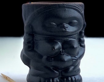 Goddess of Fertility Shot Glass or Toothpick Holder Vintage Tiki Parksmith Corp NYC 1968