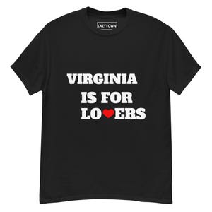Virginia Is for Lovers T-Shirt – Vintage Graphic Tee – State Pride Souvenir Shirt