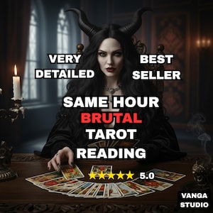 Brutal Tarot Reading – Same Hour Psychic, Medium & Clairvoyant Insight No Sugar Coat, Full Detailed