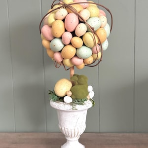 Easter Egg Topiary, Bunny Arrangement
