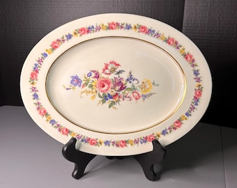 Piatto da portata ovale Castleton China – Modello “Manor” – 33 x 25 cm