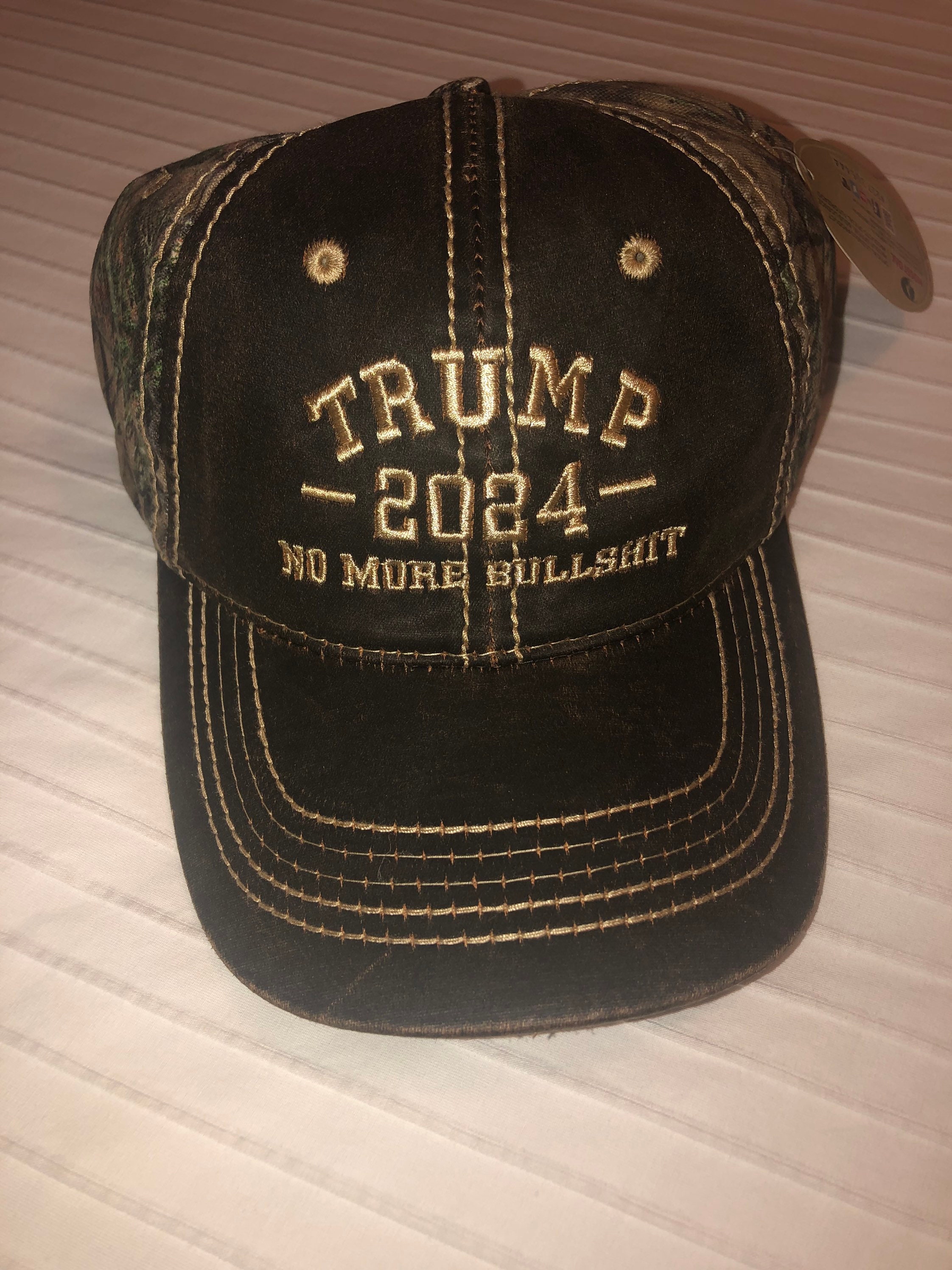 Trump 2024 No More Bullshit Hat Free Shipping