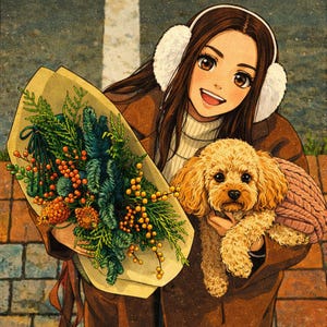 Anpassat porträtt i Ghibli-stil | Animepar, husdjur eller familj | Miyazaki-inspirerad konst