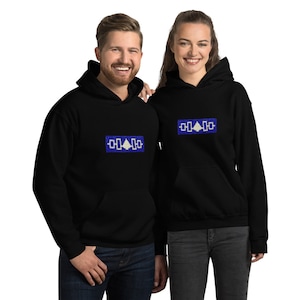 Haudenosaunee Iroquois Wampum Beadwork Art Hooded Sweatshirt