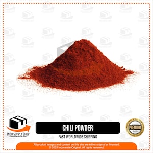 Chili Powder, Indonesian Red Chili Powder 200g, Organic Cabe Bubuk, Ground Red Pepper, Spicy Seasoning,Natural Hot Spice, Bulk Chili Powder