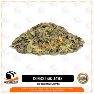 Chinese Teak Leaves, Premium Dried Herbal Tea, Natural Leaves, Organic Asian Herbal, Loose Leaf Herbal Tea