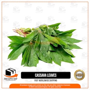 Dried Cassava Leaves, Organic Cassava Leaves, Natural Herbal Greens, African Cooking Leaves, Dried Edible Leaves, Healthy Vegan Herbs