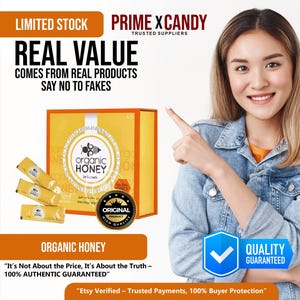 Organic Honey, Natural Herbal Sweetener, Pure Honey Supplement, Energy & Vitality Support, Healthy Lifestyle, Global Shipping