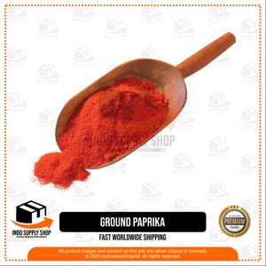 Ground Paprika, Premium Quality Spice, Sweet and Smoky Paprika Powder for Cooking, Seasoning, BBQ, Soups, Sauces and Gourmet Dishes