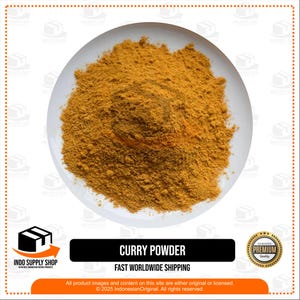 Curry Powder, Organic Curry Spice Blend, Indian Curry Seasoning, Natural Cooking Spice, Aromatic Curry Mix, Authentic Curry Flavors
