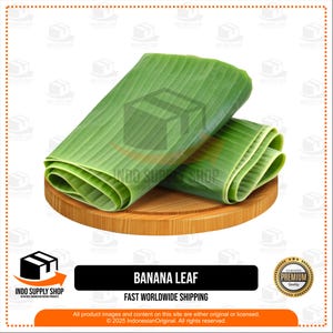 Fresh Banana Leaves, Organic Banana Leaves, Natural Food Wrap, Herbal Cooking Leaves, Tropical Table Decor, Dried or Fresh Leaves