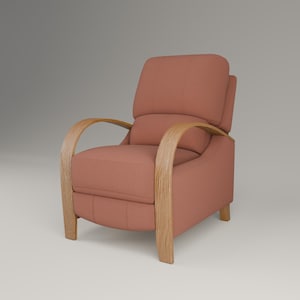 1/12 Scale STL File, Square Arm Chair, Diorama, Miniature Furniture, 3D Print Digital Download