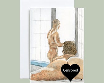 Waiting Gay Greetings Card