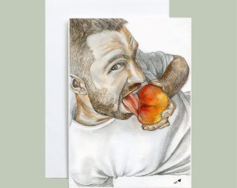 Biglietto di auguri gay pescato
