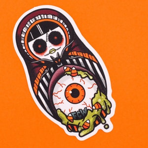 Eye-Scream - Freak or Treat? Halloween Sticker