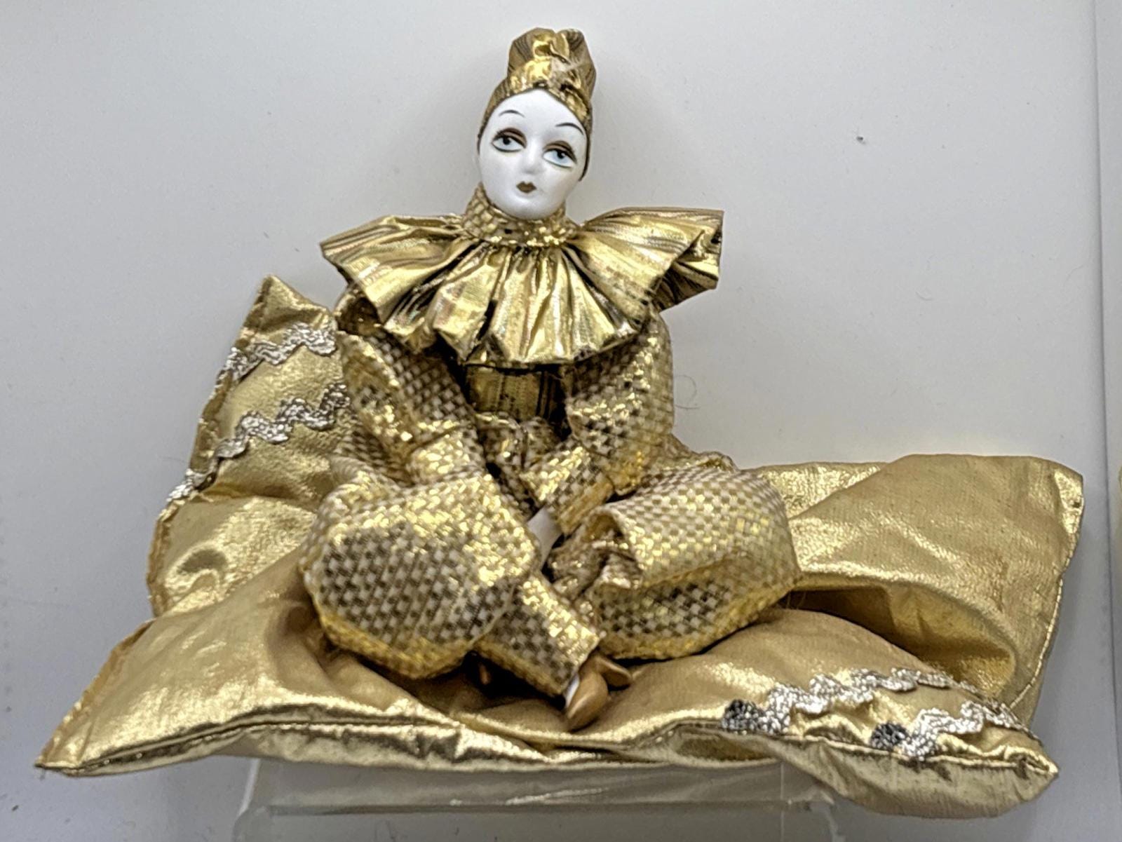 ビンテージ 40s ハーレクイン ジェスチャー アンティーク ピエロ レトロ