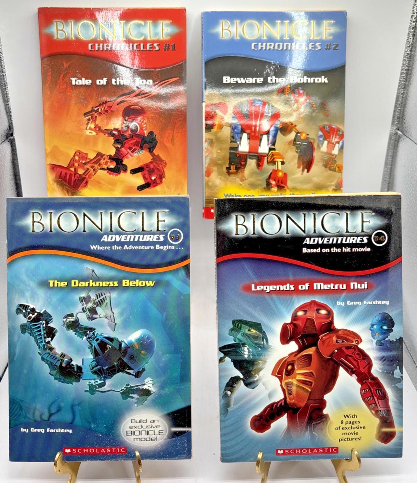 2003 Bionicle Chronicles Book Set 1-4 Scholastic Paperback Lot - Etsy
