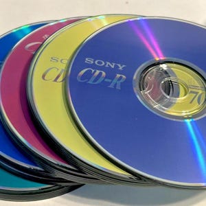 SONY 7 COLOR MIX CD-R 700MB 21枚パック Sony CD-R 700MB Recordable Disc Lot of 25 Multi-color in Case - Etsy