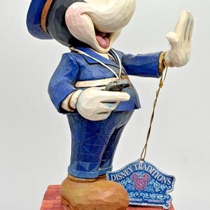 Vtg Jim Shore Disney Mickey Mouse Policeman "Protect and Serve" Figurine 8.5" image 2